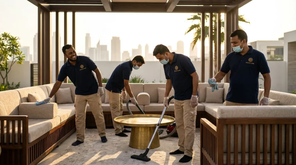 شركة تنظيف مجالس في أبوظبي : 0562002090 — ارت كلين
